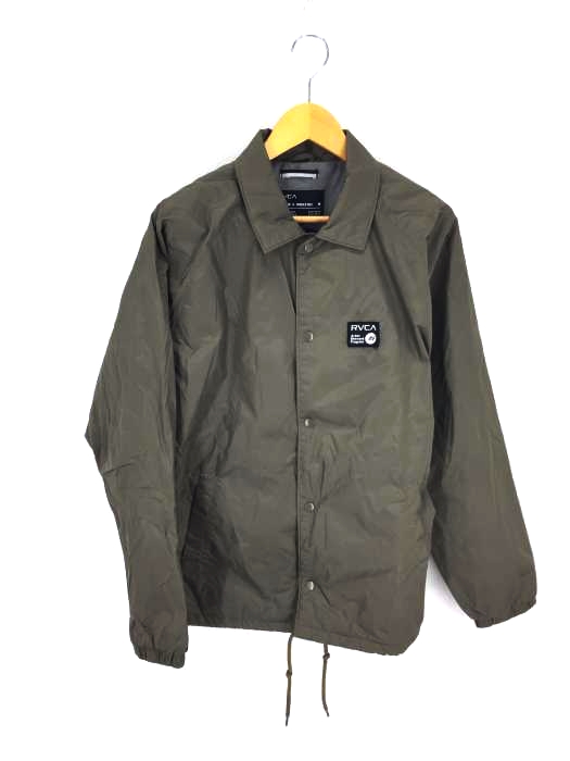 RVCA(ルーカ) バックグラフィックプリント コーチジャケット メンズ JPN：M