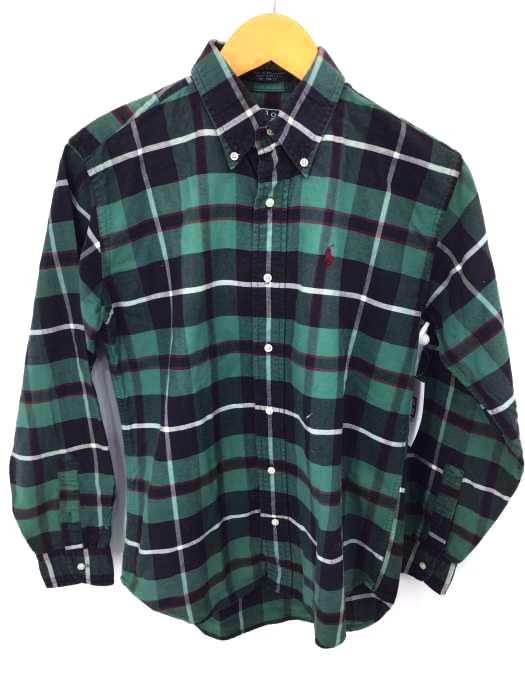 Polo by RALPH LAUREN(ポロバイラルフローレン) 80S チェックBDシャツ レディース import:L