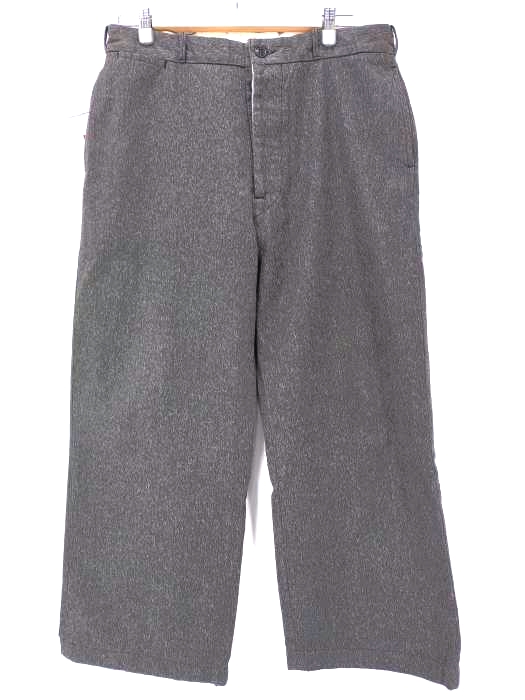 MULLER & BROS(ミュラーアンドブロス) 16AW ブラックシャンブレーワークパンツ メンズ  34
