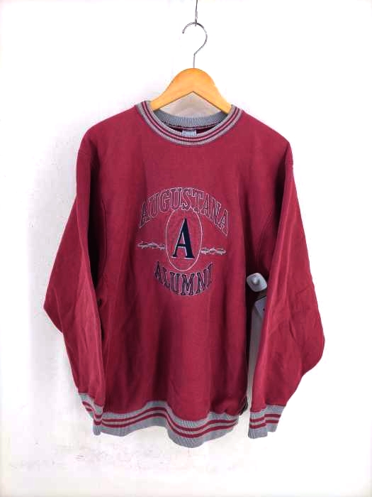 Champion(チャンピオン) 90S REVERSE WEAVE リブライン AUGUSTANA ALUMNI 刺繍スウェット メンズ import：XL