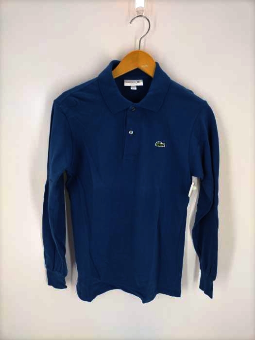 LACOSTE(ラコステ) classic fit ロゴ刺 繡ロングスリーブポロシャツ メンズ JPN：XS