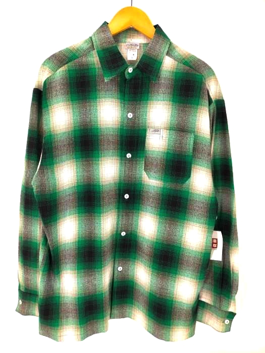 CALTOP(キャルトップ) USA製 オンブレチェック L/S SHIRT メンズ import:M