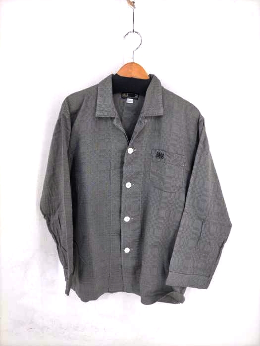 DAKS(ダックス) ロゴ刺繍ポケット開襟シャツ メンズ JPN：M