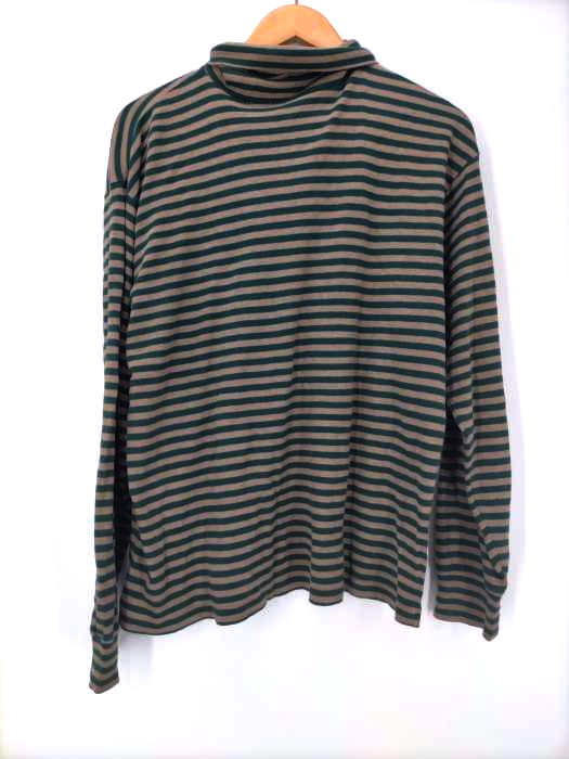 Gap(ギャップ) 90S-00S OLDタグ デカタグ コットン ボーダータートルネックTシャツ メンズ import：M