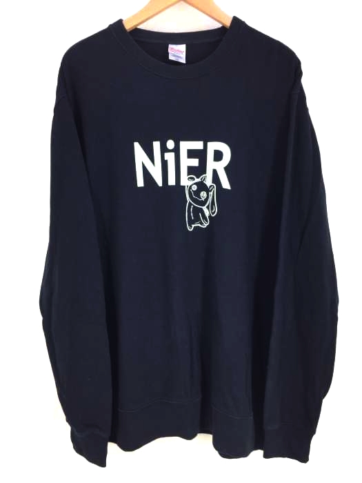 ニーア NieR NiERちゃん ロゴプリントトレーナー メンズ  2XL