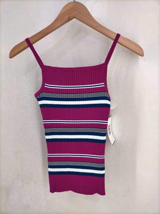moussy(マウジー) MULTI BODER KNIT TANK レディース FREE
