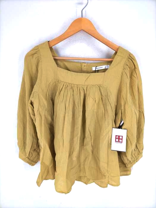 マウジー moussy SQUARE NECK BLOUSE レディース FREE