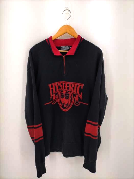 HYSTERIC GLAMOUR(ヒステリックグラマー) DEVIL MOTOR 衿付きスウェット メンズ JPN：XL