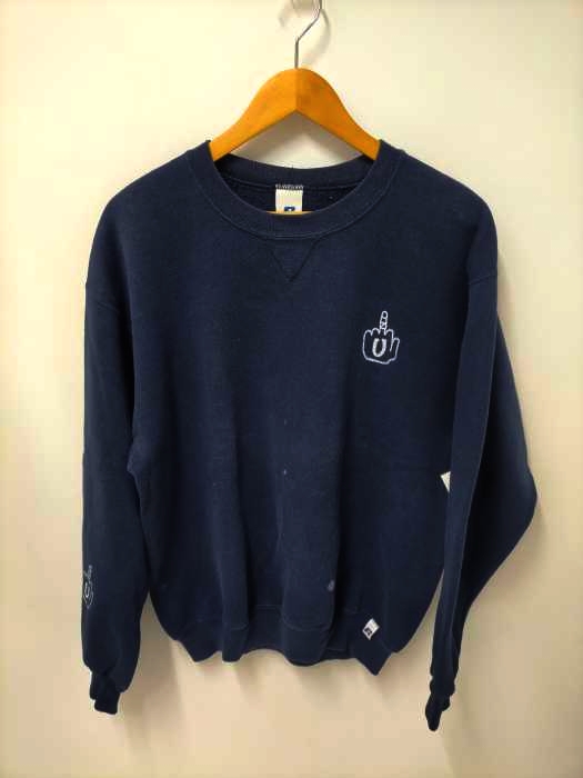ラッセルアスレチック RUSSELL ATHLETIC メキシコ製 フロント刺繍 前Vスウェット メンズ  M