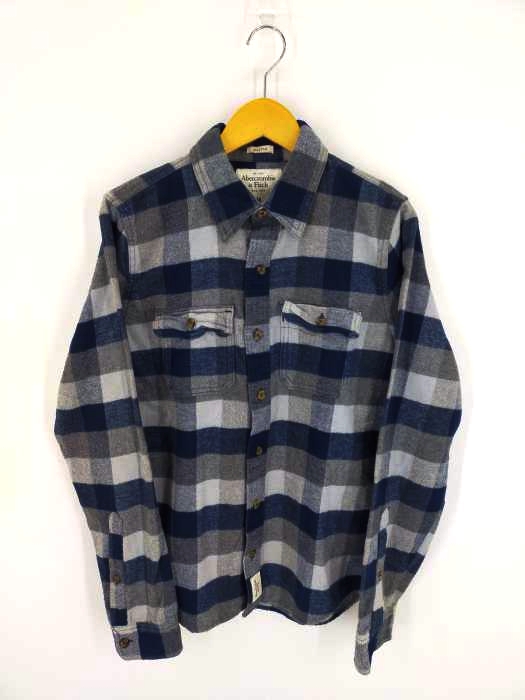 アバクロンビーアンドフィッチ Abercrombie & Fitch チェック柄ボタンシャツ メンズ import：M