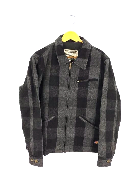 ディッキーズ Dickies 内キルティングチェック柄ウールジャケット メンズ import：L