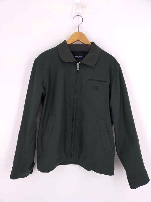 フレッドペリー FRED PERRY RIB COLLAR JACKET メンズ  L