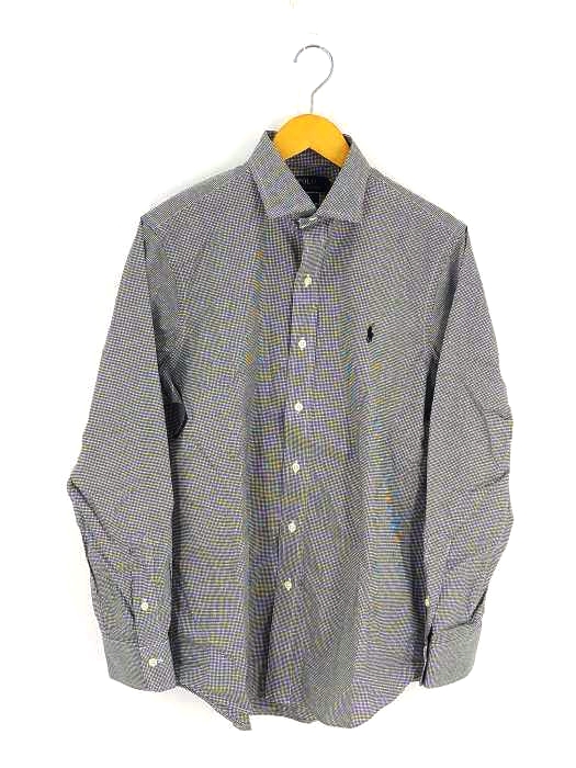 ポロラルフローレン POLO RALPH LAUREN custom fit purepress ギンガムチェックシャツ メンズ import：M