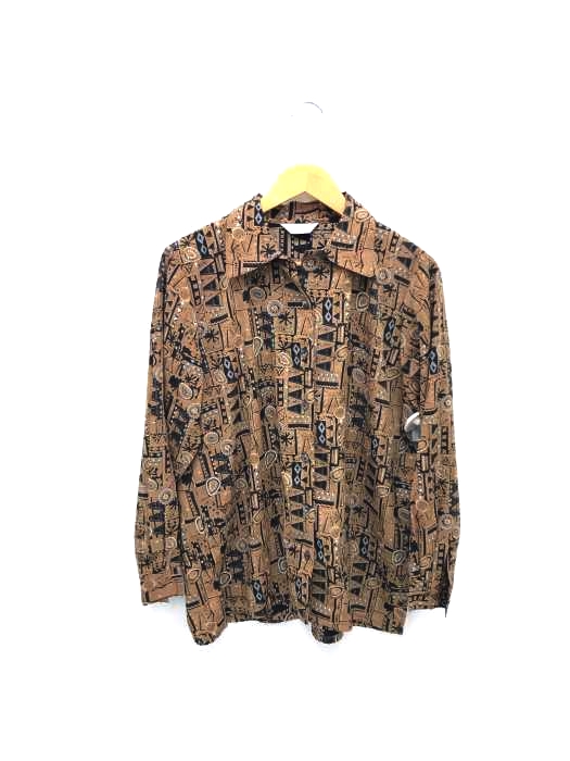 USED古着(ユーズドフルギ) 総柄オープンカラーシャツ メンズ 表記無
