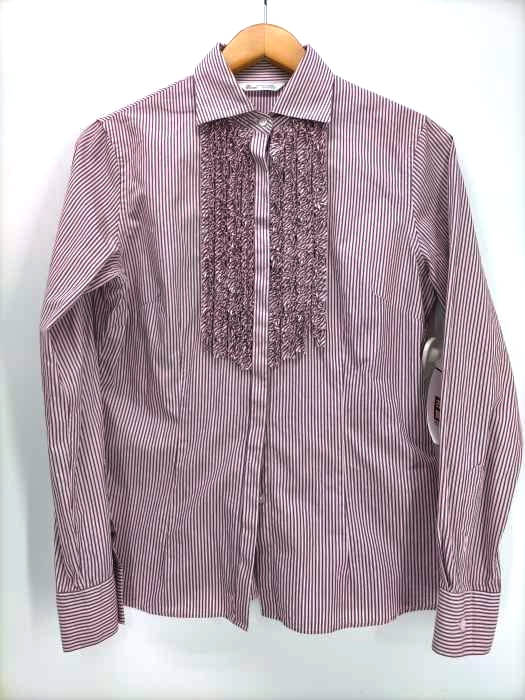 Makers Shirt 鎌倉(メーカーズシャツカマクラ) ストライプ ドレスシャツ レディース  11