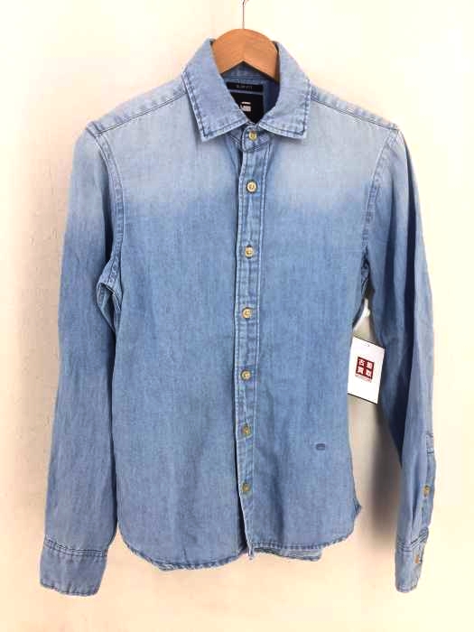 G-STAR RAW(ジースターロー) slim fit bristum shirt l/s メンズ JPN：XS