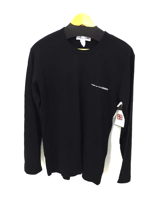 COMME des GARCONS SHIRT(コムデギャルソンシャツ) 胸ロゴクルーネックロングTシャツ メンズ  X
