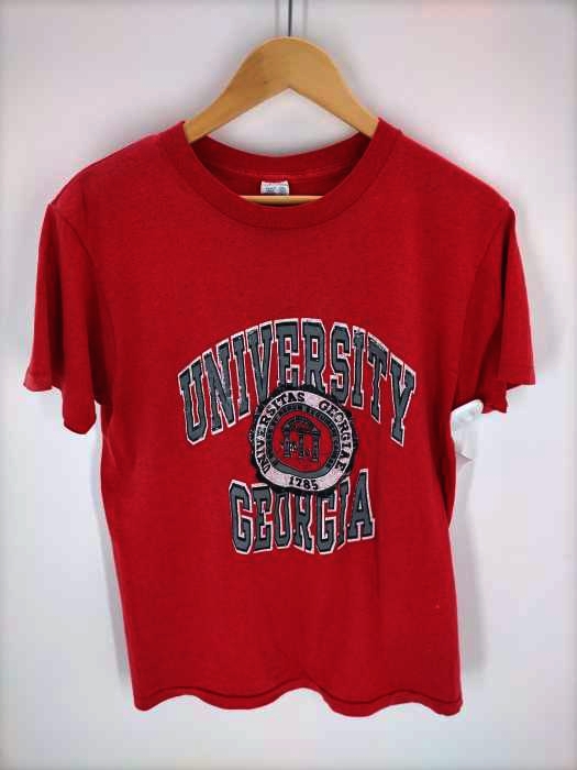 Champion(チャンピオン) 80S後期 GEORGIA UNIVERSITYラバープリントTシャツ メンズ JPN:L