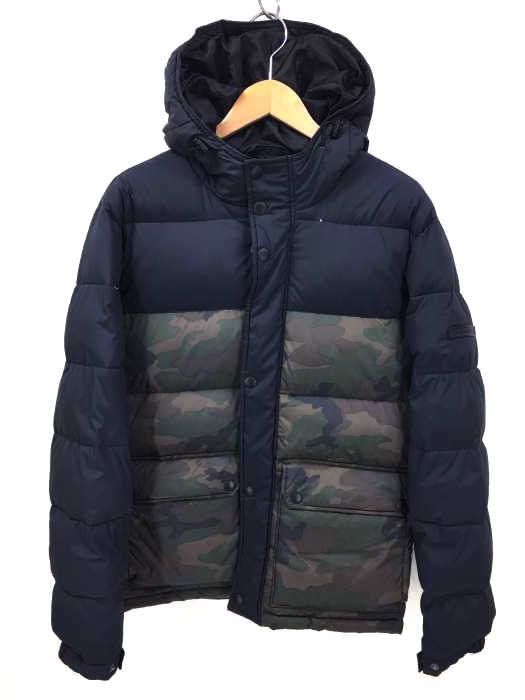 American Eagle - AMERICAN EAGLE カモフラージュ ダウンジャケット M/M American Eagle Hooded Down Puffer Coat Camo Size XS Full Zip