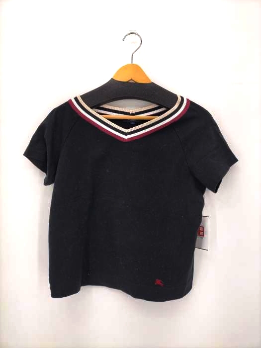 BURBERRY LONDON(バーバリーロンドン) 襟素材切替Vネックカットソー レディース  15