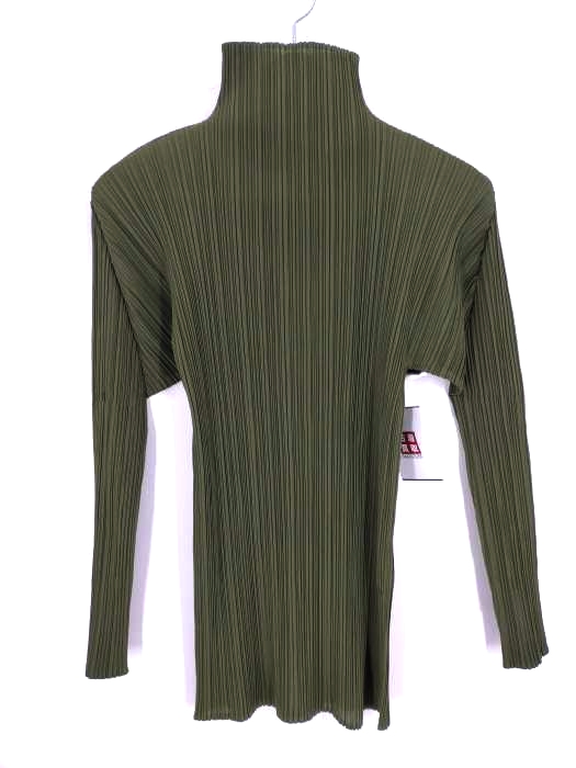 PLEATS PLEASE ISSEY MIYAKE(プリーツプリーズイッセイミヤケ) プリーツ加工 長袖ハイネックカットソー レディース FREE