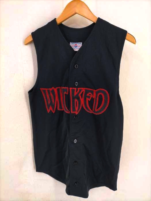 TEAMWORK ATHLETIC APPAREL(チームワークアスレチックアパレル) WICKED ノースリーブベースボールシャツ メンズ  34-36