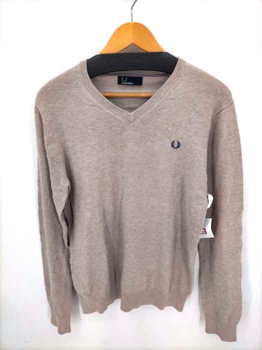 FRED PERRY(フレッドペリー) Vネックニット メンズ JPN：S