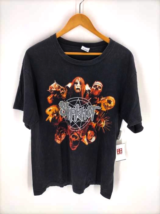 USED古着(ユーズドフルギ) 00S eygnus slipknot バンドプリント半袖Tシャツ メンズ JPN：L