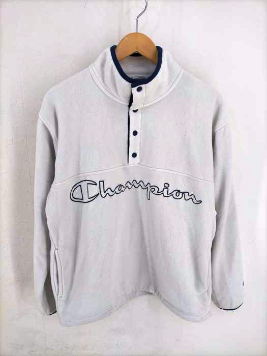 Champion(チャンピオン) スクリプトロゴ ハーフスナップボタンフリース メンズ JPN：M