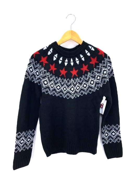 AZUL by moussy(アズールバイマウジー) FAIR ISLE STAR KNIT メンズ  S