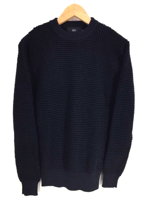 アズールバイマウジー AZUL by moussy WAFFLE STITCH CN KNIT メンズ  S
