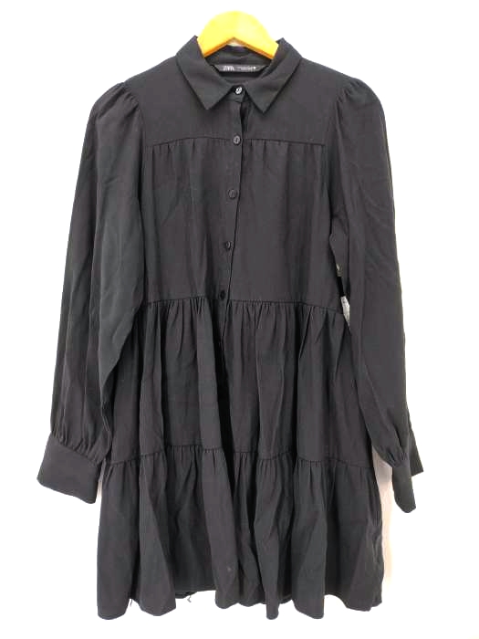 ZARA(ザラ) ティアードチュニックワンピース レディース import：S