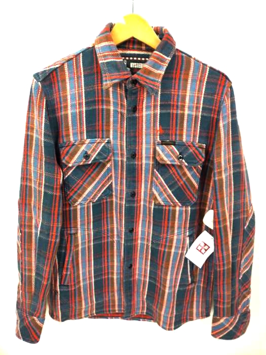 HYSTERIC GLAMOUR(ヒステリックグラマー) チェック柄 ヘビーコットンネルシャツ メンズ JPN：M