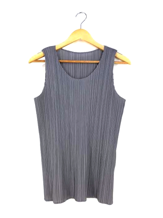 プリーツプリーズイッセイミヤケ PLEATS PLEASE ISSEY MIYAKE ノースリーブプリーツカットソー レディース JPN：4