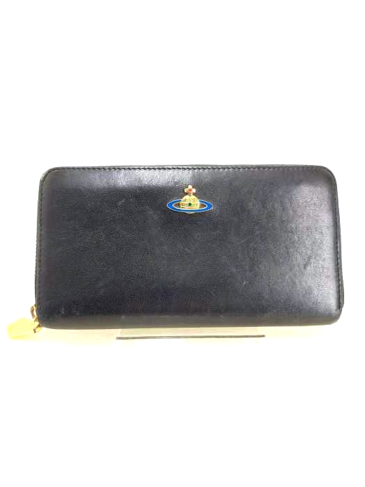 Vivienne Westwood(ヴィヴィアンウエストウッド) ラウンドジップ レザーロングウォレット 長財布 レディース 表記無