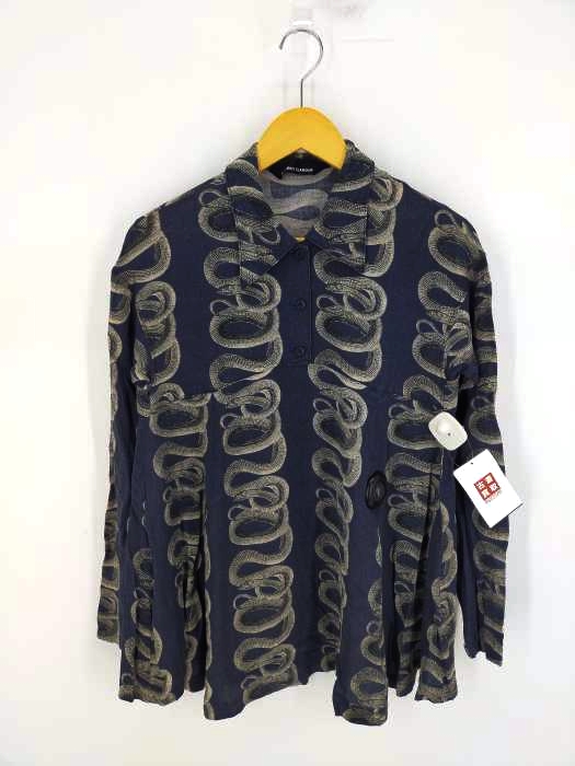 HYSTERIC GLAMOUR(ヒステリックグラマー) スネーク 蛇 チュニック スキッパーシャツ レディース FREE