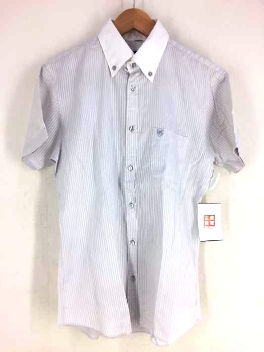 ブラックレーベルクレストブリッジ BLACK LABEL CRESTBRIDGE ストライプ BD 半袖シャツ メンズ  S