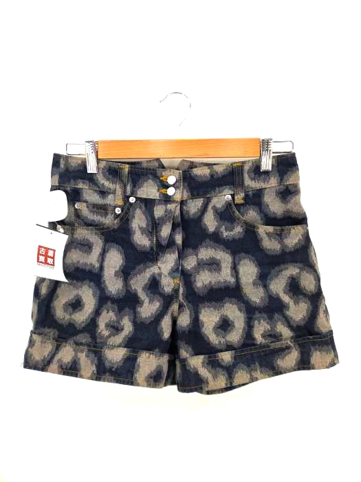 ヴィヴィアンウエストウッドレッドレーベル Vivienne Westwood RED LABEL 総柄デニムショーツ レディース JPN：2