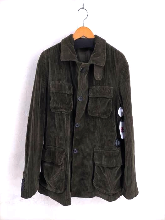 エンポリオアルマーニ EMPORIO ARMANI NAPOLI LINE コーデュロイサファリジャケット メンズ 表記無