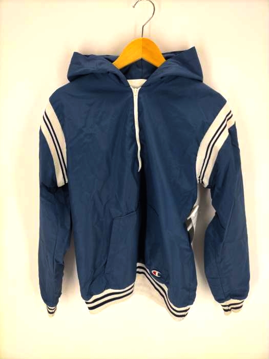 チャンピオン Champion 90S 青タグ 42TALON USA製 ナイロンアノラックパーカー メンズ JPN：M