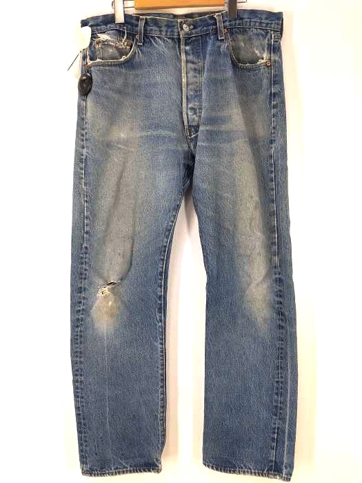 リーバイス Levis 80S USA製 501 ボタン裏524刻印 スモールe 脇割 チェーンステッチ ビッグサイズ メンズ  W38L34