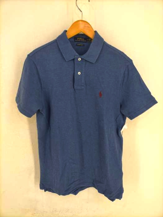 ポロラルフローレン POLO RALPH LAUREN CUSTOM SLIM FIT ポニー刺繍 ポロシャツ メンズ JPN：M