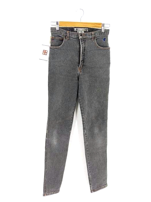 フメイ KRIZIA JEANS 後染め ブラックデニム レディース 30inch