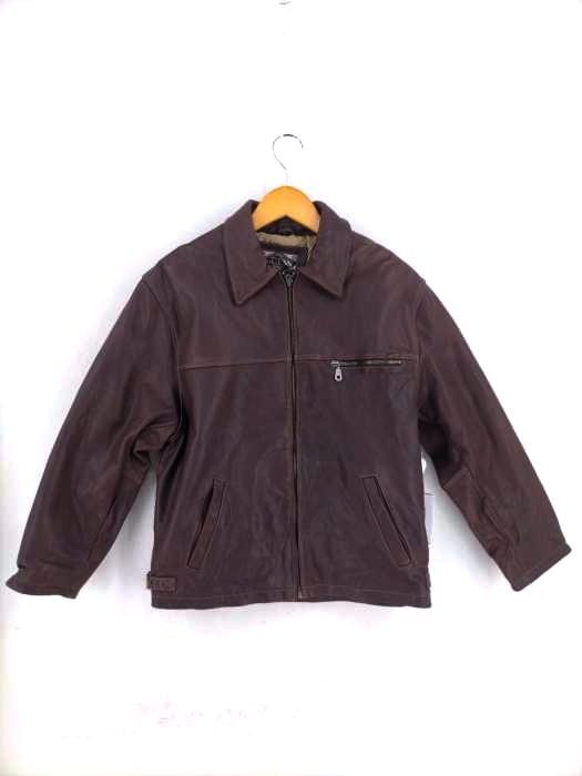 ゲス GUESS 茶タグ YBSZIP 本革ジャケット メンズ JPN：M