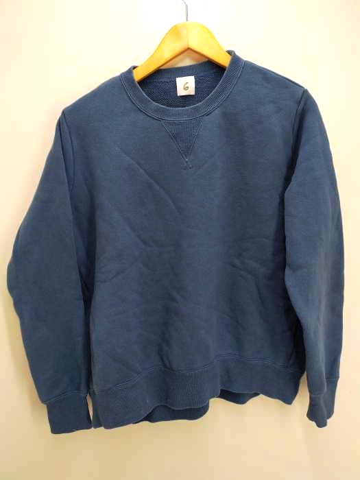 6 BEAUTY & YOUTH UNITED ARROWS(ロクビューティーアンドユースユナイテッドアローズ) クルーネックスウェットトレーナー レディース トップス スウェット・トレーナー