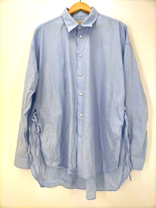 toironier(トワロニエ) Broad Loose Shirts サイドレースルーズシャツ メンズ JPN：0