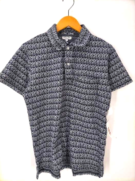 Engineered Garments(エンジニアードガーメンツ) 総柄 猫目ボタン ポロシャツ メンズ JPN：S