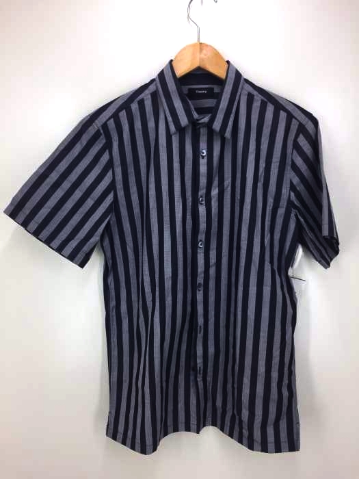 theory(セオリー) FIL STRIPE IRVING SS ボールドストライプシャツ メンズ FREE