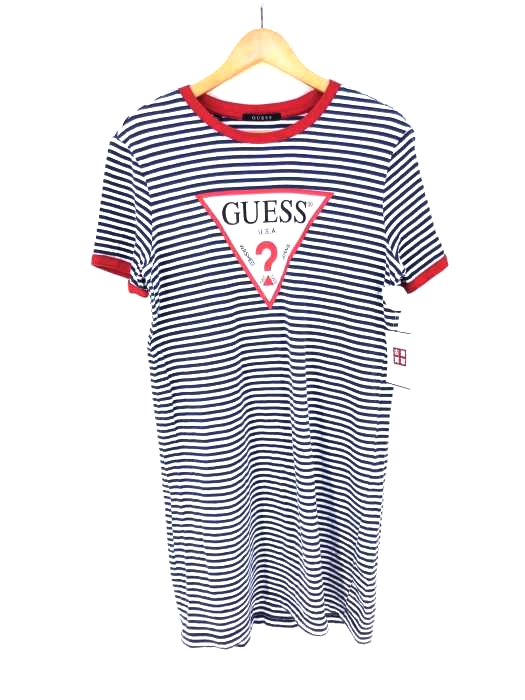 GUESS(ゲス) ロゴプリントクルーネックTシャツ レディース JPN：S