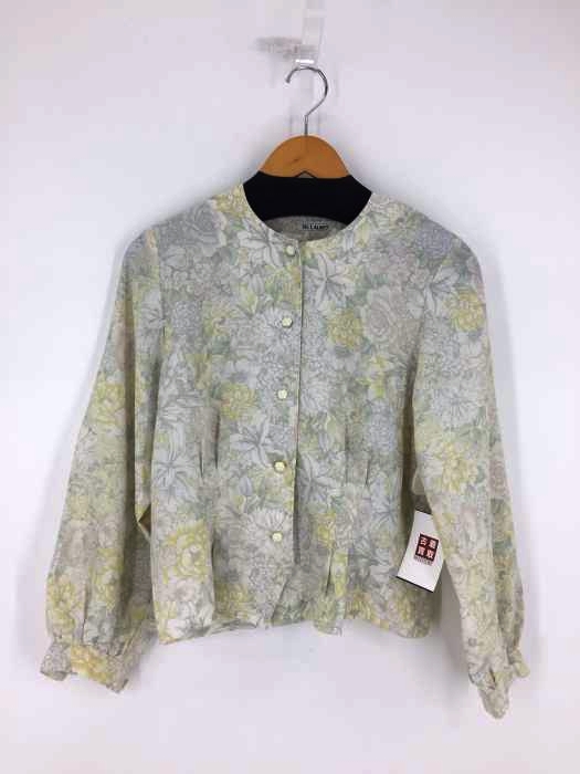 USED古着(ユーズドフルギ) ノーカラー花柄シャツブラウス レディース 表記無